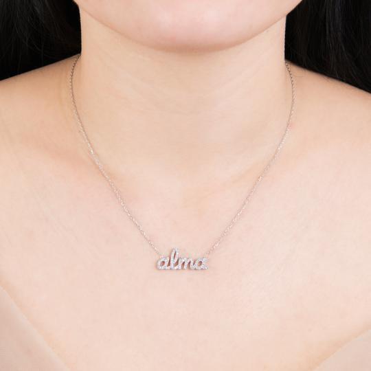 SS CZ Name Necklace - Walter Bauman Jewelers