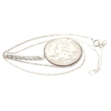 SS CZ Silver Bar Necklace - Walter Bauman Jewelers