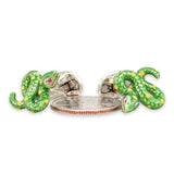 SS Deakin & Francis Enamel Snake Cufflinks - Walter Bauman Jewelers