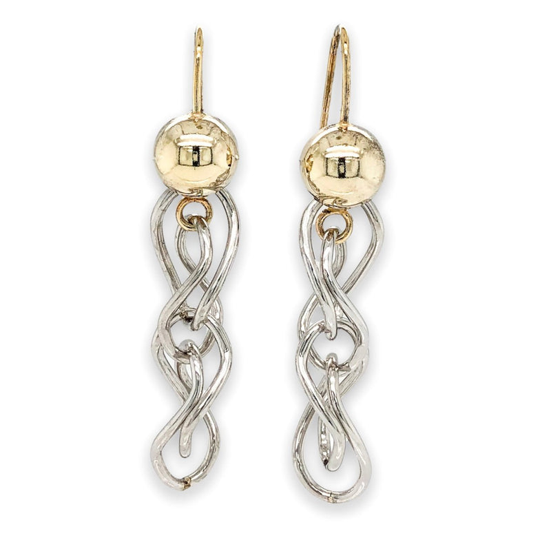 SS “Devorah” Mobius Loop Dangle Earrings - Walter Bauman Jewelers