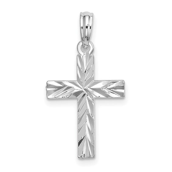 SS Dia Cut Cross - Walter Bauman Jewelers