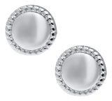 SS Disc's baby studs - Walter Bauman Jewelers