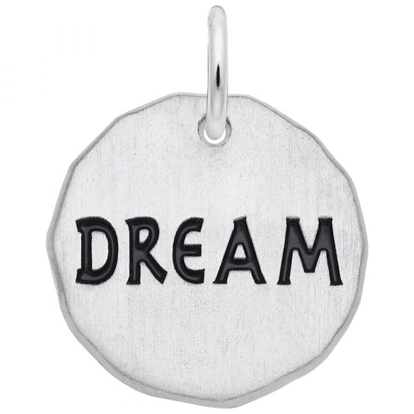 SS "Dream" Disc Charm - Walter Bauman Jewelers