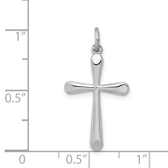 SS Flat Tip Cross - Walter Bauman Jewelers