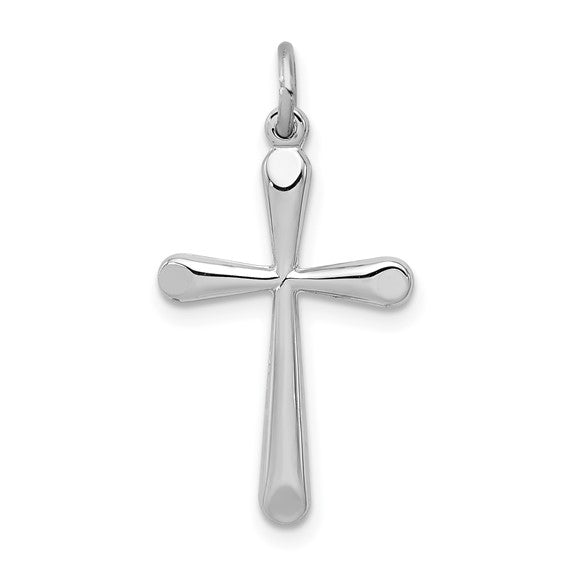 SS Flat Tip Cross - Walter Bauman Jewelers