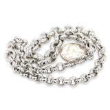 SS Graduated Rolo Link Chain Necklace - Walter Bauman Jewelers