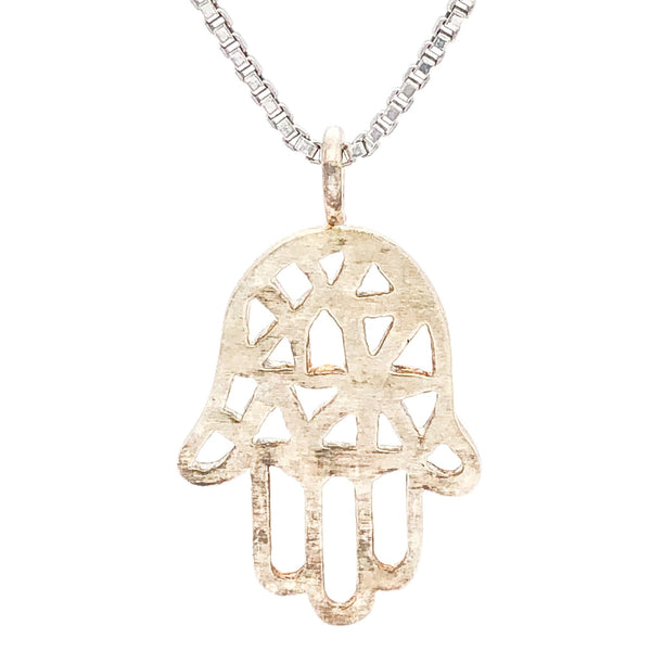 SS Hamsa Pendant - Walter Bauman Jewelers