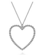 SS Heart Pendant - Walter Bauman Jewelers
