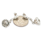 SS “Hot” Diamond & Crystal Drop Earrings - Walter Bauman Jewelers