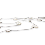 SS Keshi FWP & Flat Bead Station Necklace - Walter Bauman Jewelers