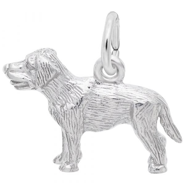 SS Labrador Dog Charm - Walter Bauman Jewelers