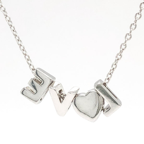 SS "LOVE" Pendant - Walter Bauman Jewelers