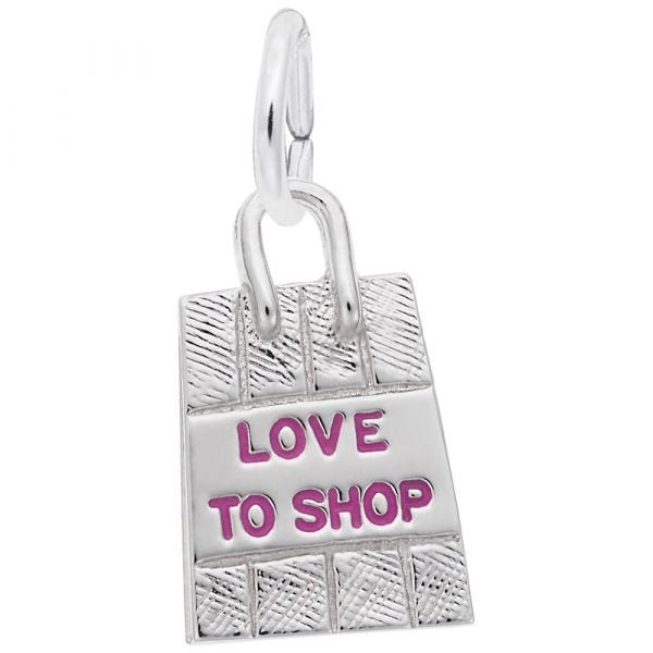 SS Love To Shop Cahrm - Walter Bauman Jewelers
