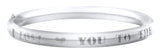 SS Luv U 2 Moon Bracelet - Walter Bauman Jewelers