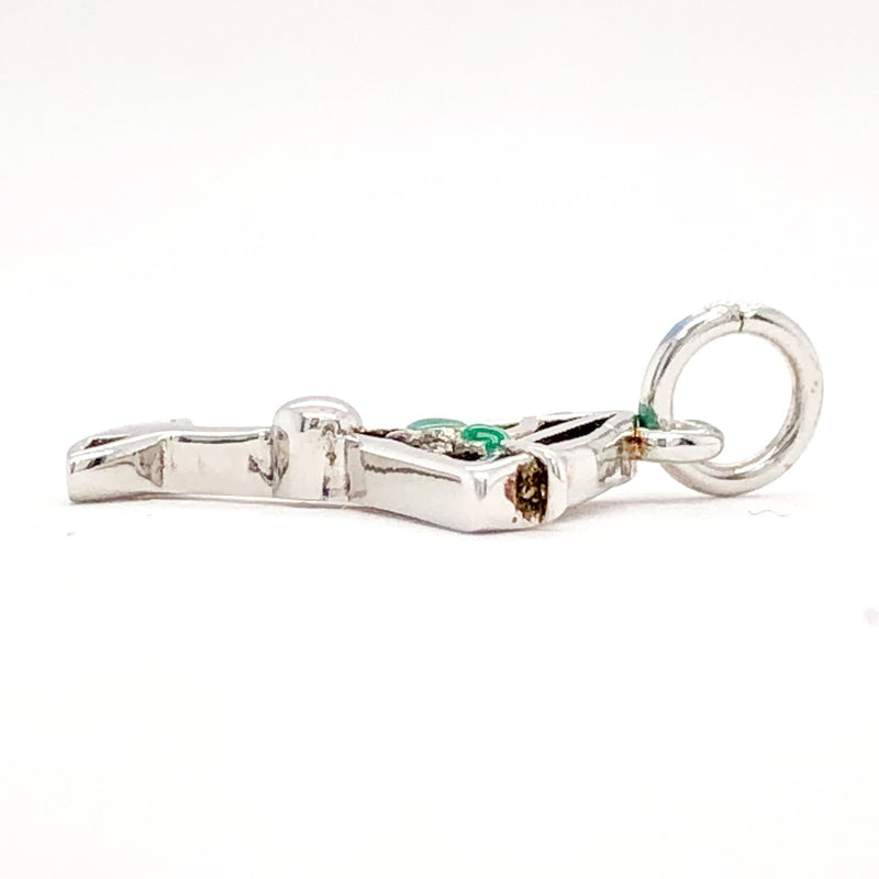 SS Martini Charm - Walter Bauman Jewelers