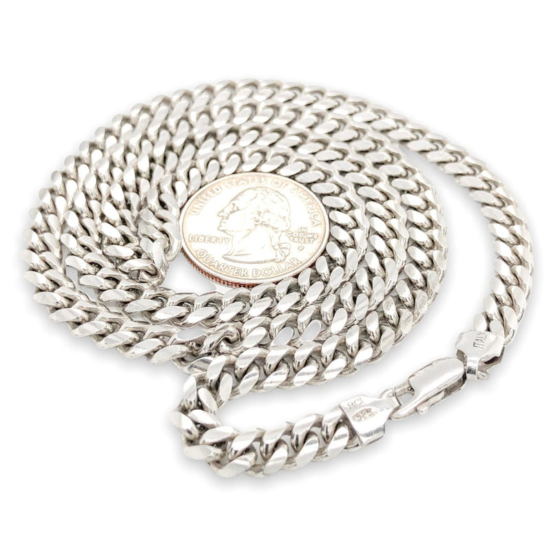 SS Miami Cuban Link 6mm 24” Chain - Walter Bauman Jewelers