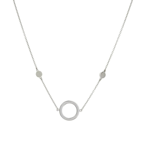 SS Open Circle Necklace - Walter Bauman Jewelers