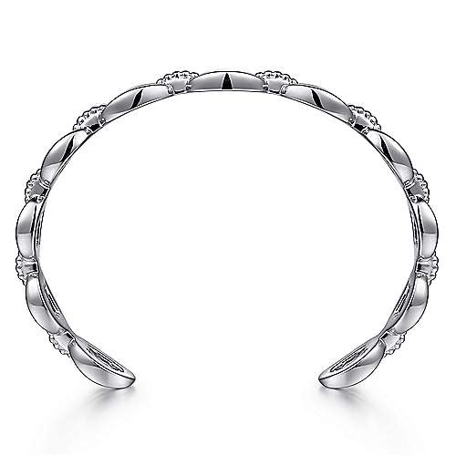 SS Oval Link Cuff Bangle - Walter Bauman Jewelers