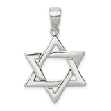 SS Polished Star of David Pendant - Walter Bauman Jewelers