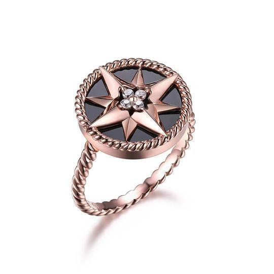 SS RG Onyx Ring - Walter Bauman Jewelers