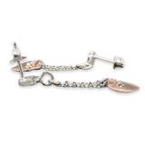 SS RGP “Delilah” Heart Dangle Earrings - Walter Bauman Jewelers