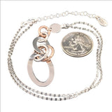 SS RGP Multi Oval and Circle Pendant - Walter Bauman Jewelers
