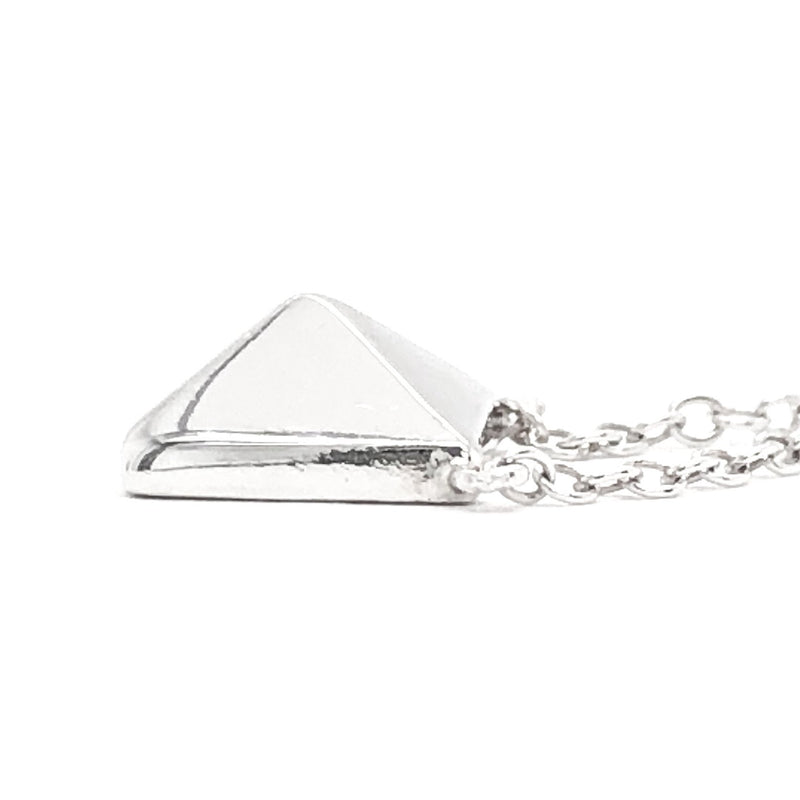SS Square Pyramid Necklace - Walter Bauman Jewelers