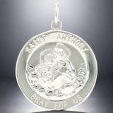 SS St. Anthony Medal Pendant - Walter Bauman Jewelers