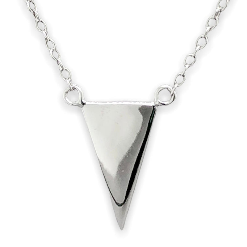 SS Triangle Necklace - Walter Bauman Jewelers