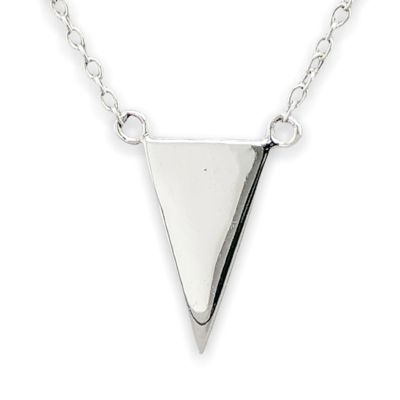 SS Triangle Necklace - Walter Bauman Jewelers