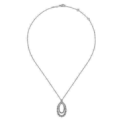 SS White Sapphire Pendant - Walter Bauman Jewelers