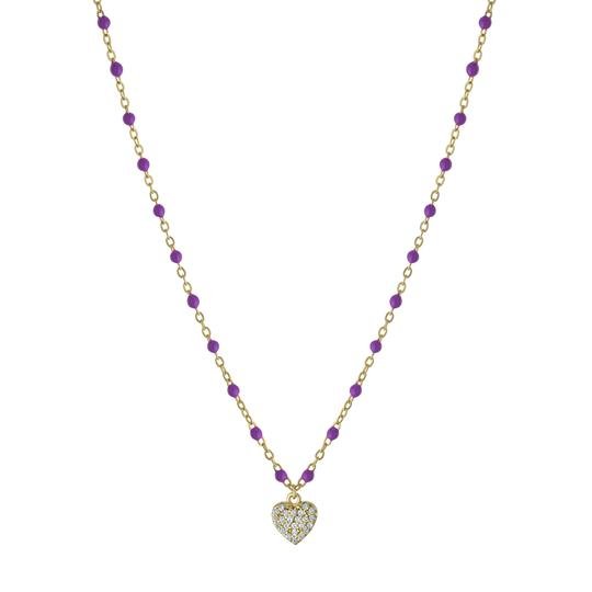 SS Yellow Gold Plated Heart Necklaces - Walter Bauman Jewelers