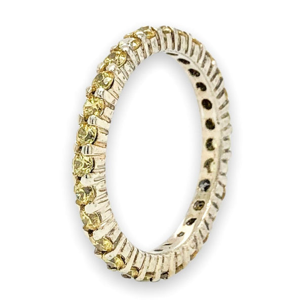 SS Yellow Swarovski Crystal Eternity Band - Walter Bauman Jewelers