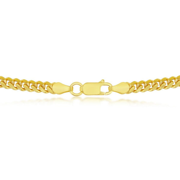 SS YGP 22" 4mm Solid Cuban Link Chain - Walter Bauman Jewelers