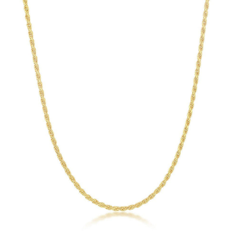 SS YGP 24" 2.3mm Rope Chain - Walter Bauman Jewelers