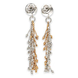 SS YGP D/C Ball Tassel Earrings - Walter Bauman Jewelers