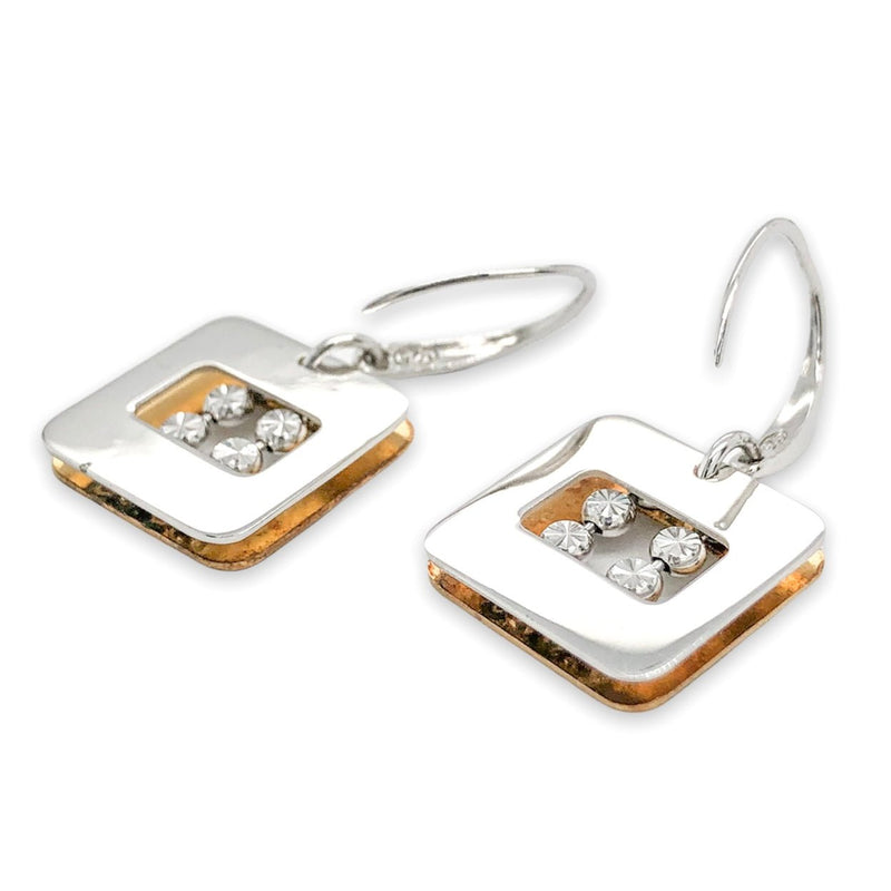 SS YGP “Ivy” D/C Dangle Earrings - Walter Bauman Jewelers