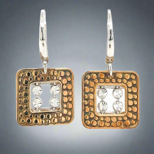 SS YGP “Ivy” D/C Dangle Earrings - Walter Bauman Jewelers