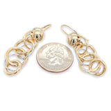 SS YGP “Tricia” Circle Link Dangle Earrings - Walter Bauman Jewelers