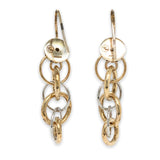 SS YGP “Tricia” Circle Link Dangle Earrings - Walter Bauman Jewelers