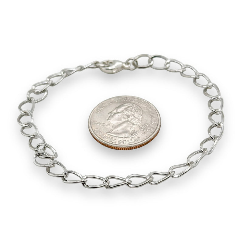 Sterling Silver 8" Charm Bracelet - Walter Bauman Jewelers