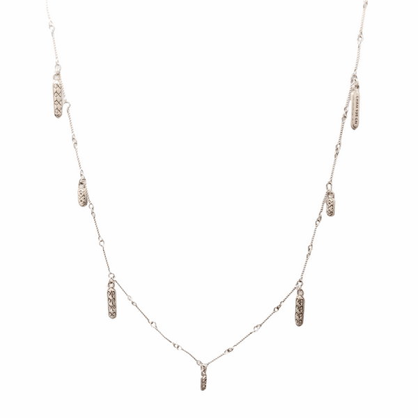 Sterling Silver & CZ Necklace - Walter Bauman Jewelers