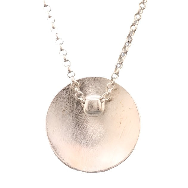 Sterling Silver Dot Circle Necklace - Walter Bauman Jewelers