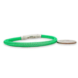 STST Green IP 5mm Cable Bracelet - Walter Bauman Jewelers