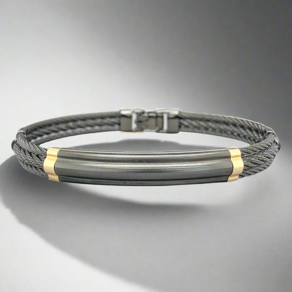 STST Twisted Cable Bracelet - Walter Bauman Jewelers