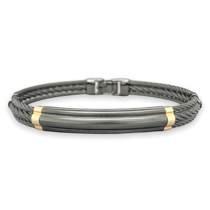 STST Twisted Cable Bracelet - Walter Bauman Jewelers