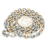 STST YGP 24” 4.5mm Cable Chain - Walter Bauman Jewelers