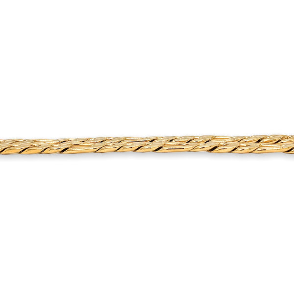 STST YGP 6mm 24” Figaro Chain - Walter Bauman Jewelers