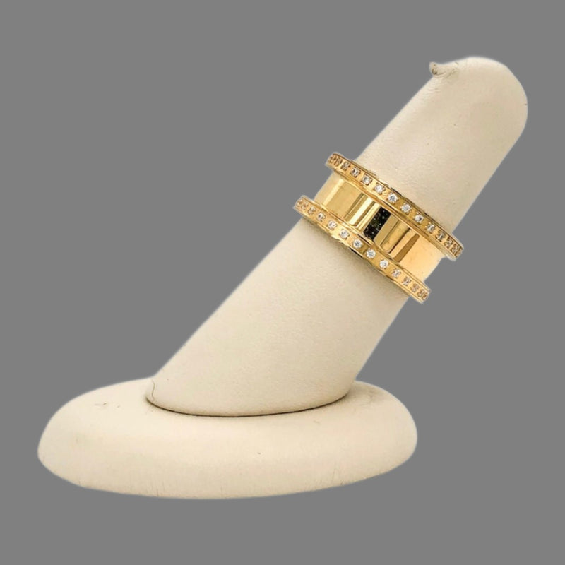 STST YGP Swarovski CZ Ring - Walter Bauman Jewelers