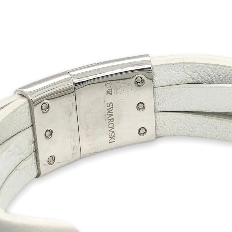 Swarovski Leather & Crystal Multi Strand Wrap Bracelet - Walter Bauman Jewelers